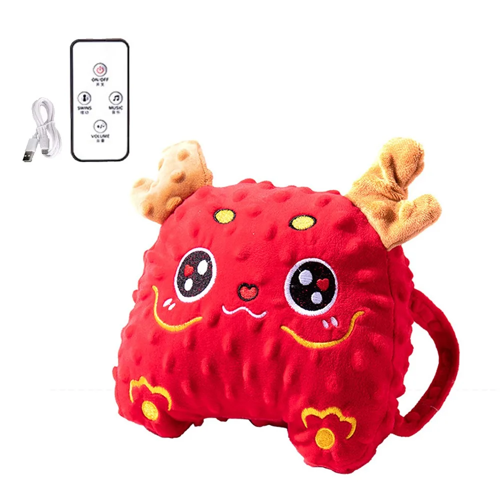 3 modos de sueño infantil mano Pat correas ajustables Anti Startle bebé dormir calmante palmas Control remoto calmante eléctrico