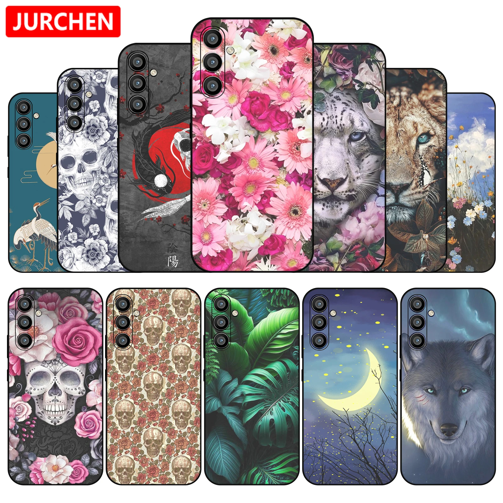 Silicone Case For Samsung Galaxy A34 Custom Cartoon Cat Dog Photo For Galaxy A 34 5G SM-A346E A346B A346E A346M A3460 Back Cover