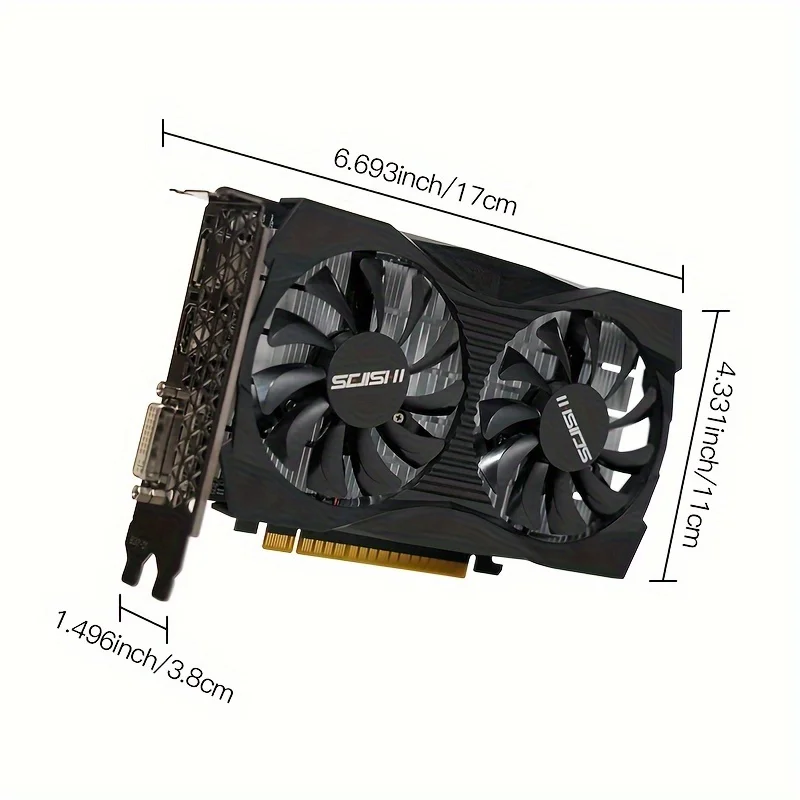 SEJISHI NEW Geforce GTX1050Ti 4G 4GB NVIDIA بطاقة الرسومات GDDR5 128bit 14NM بطاقة الفيديو NVIDIA بطاقة الفيديو GPU placa de video