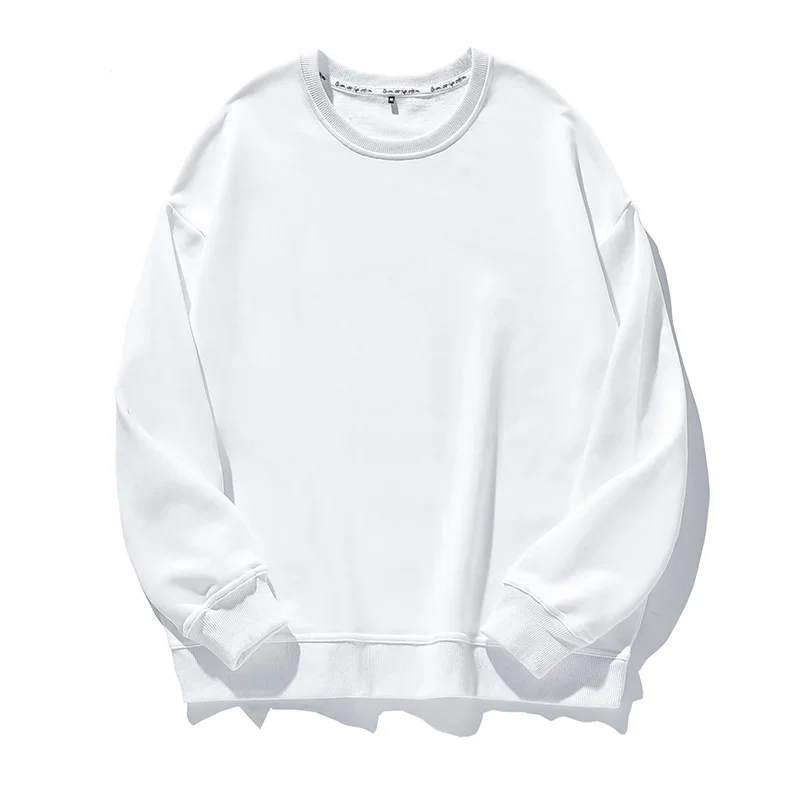 Womens Sweatshirt 2024 Spring Autumn Cotton O-neck Long Sleeve Knitted Pullovers Loose Streetwears Harajuku Couple Clothes