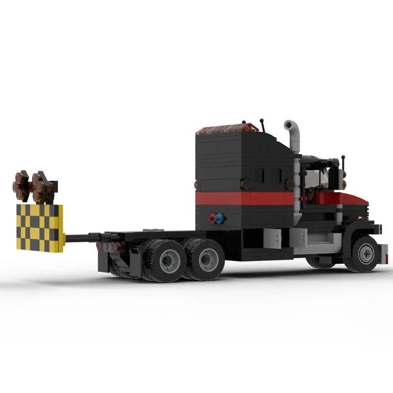 Building Block Impact-Resistant Semi-Trailer Truck Puzzle Model 431 Pieces Birthday Fun Toy Holiday Christmas New Year Gift