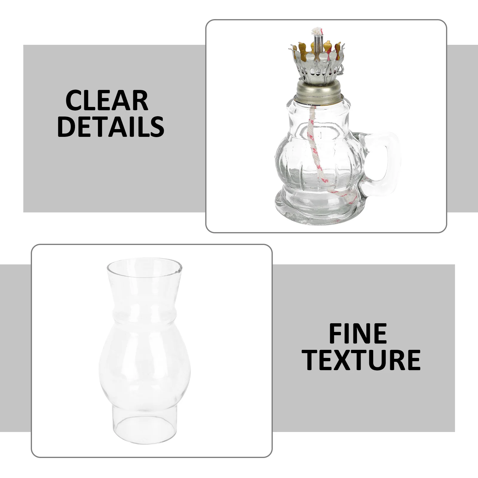 

Kerosene Lantern Lamp Chamber Oil Vintage Small Retro Lamps for Indoor Use Fake Decor
