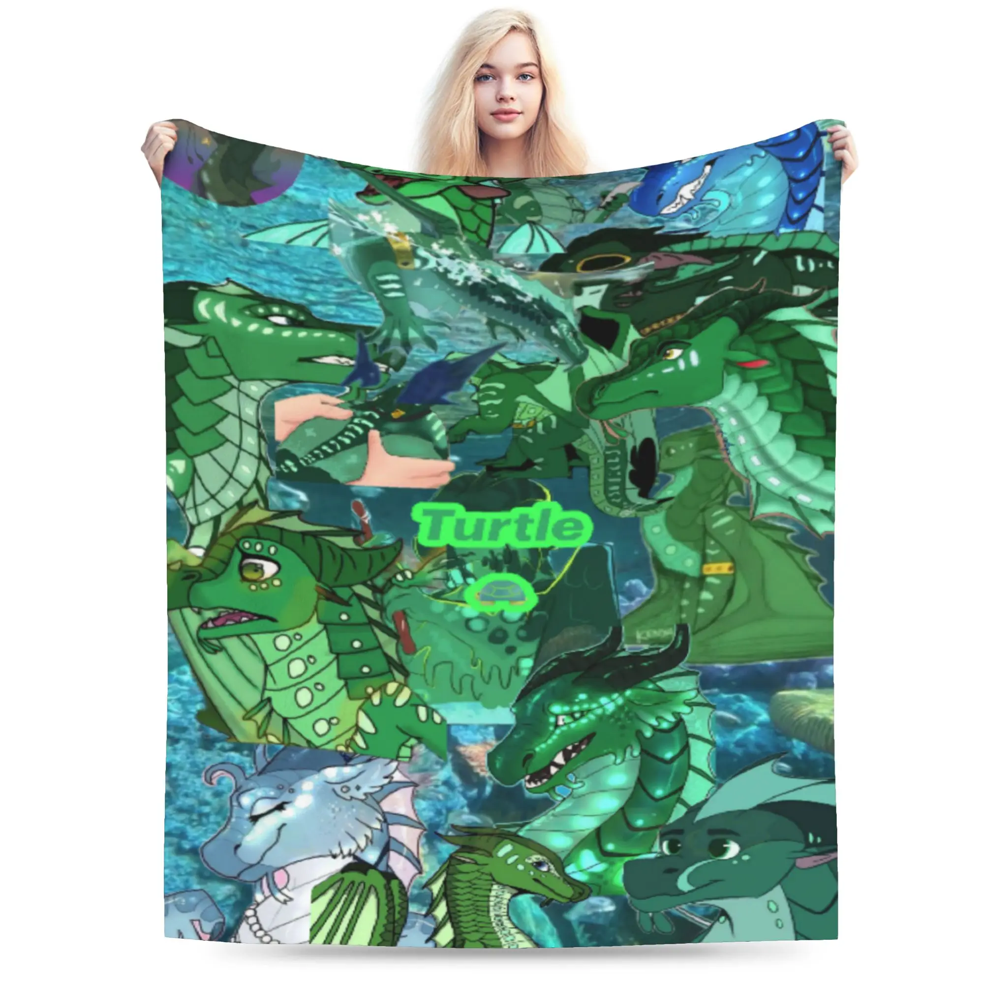 Wing Of Fire dragon Blankets Ultra-Soft Coral Fleece Plush Relax Present  Throw Blanket Bedspreads