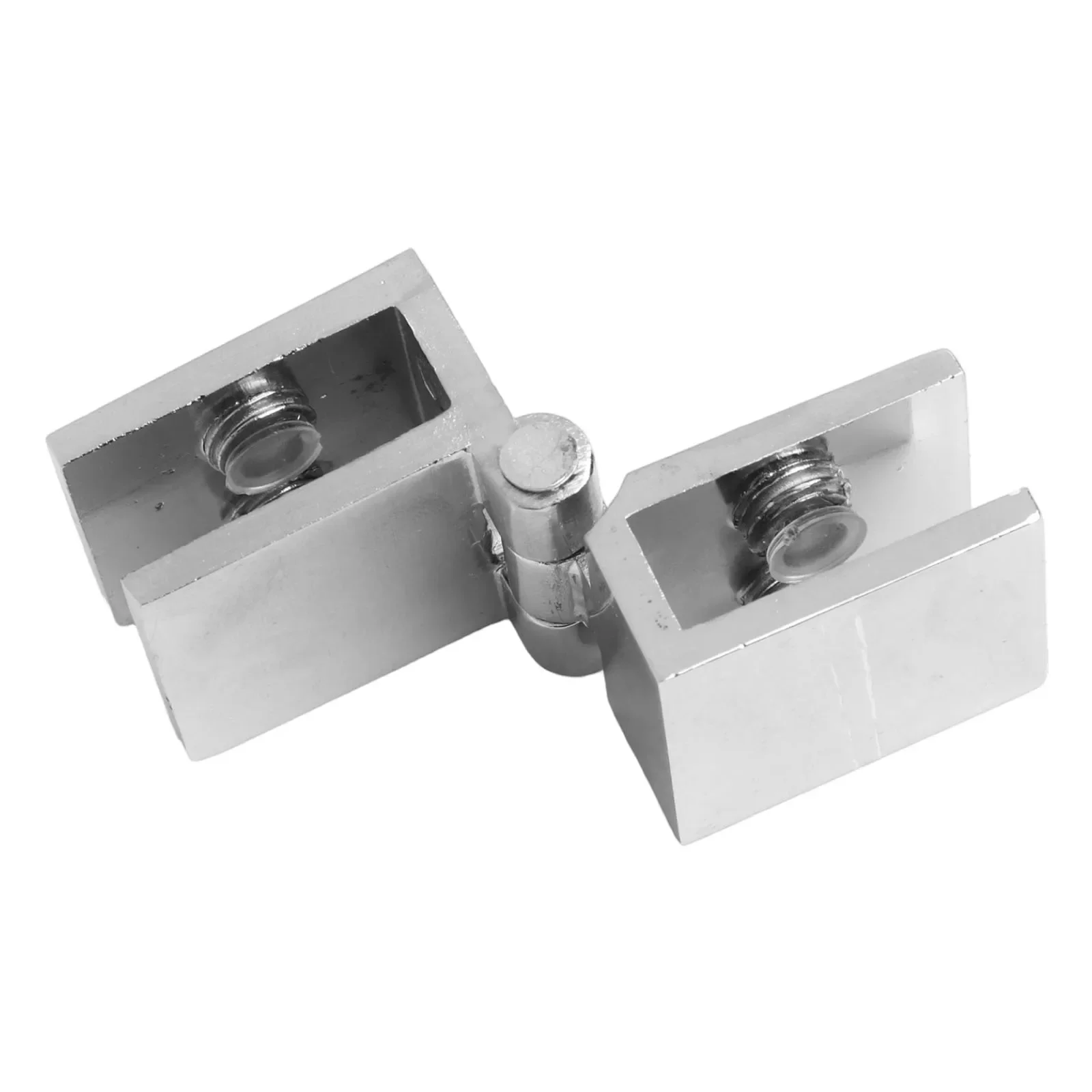 Bathroom Shower Glass Door Hinges Clamp For Cabinet Doors Zinc Alloy Hardware Securing 5-8mm Glass Panels At 90 Degrees