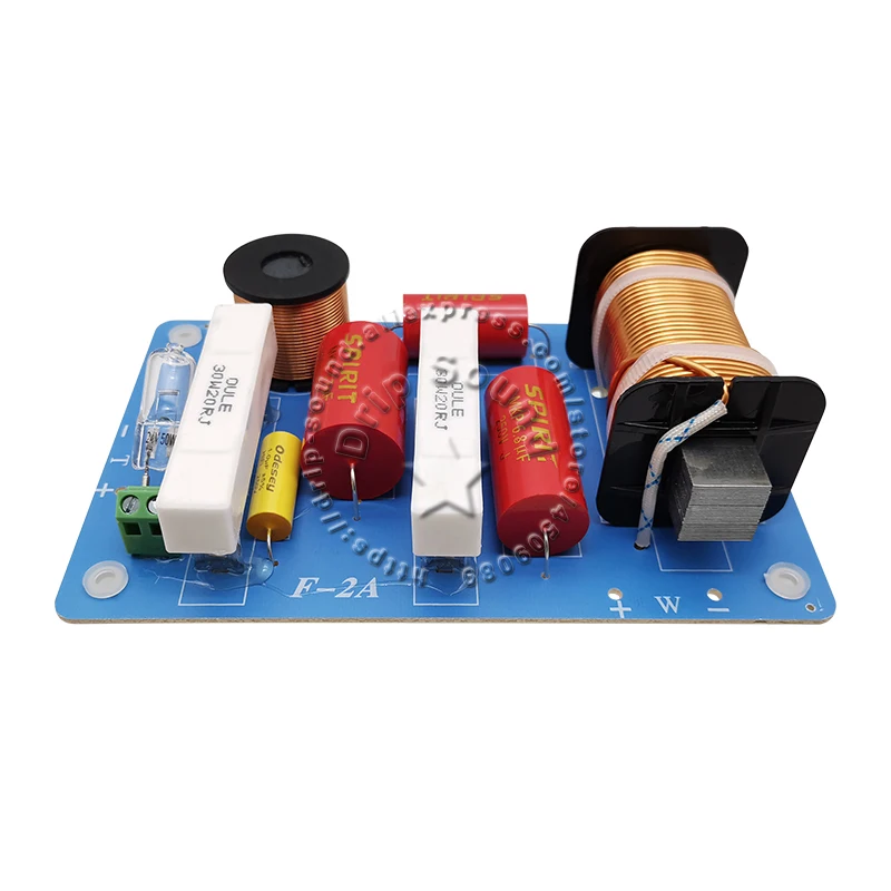 

1pcs 500W F-2A 2 Way 2 Unit High-Low Speaker Frequency Divider Crossover Filters