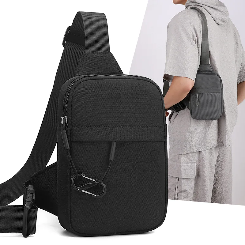 

New Casual Men's Chest Bag, Lightweight, Fashionable and Multi-functional Crossbody Bag, Outdoor Sports Small Crossbody Bag