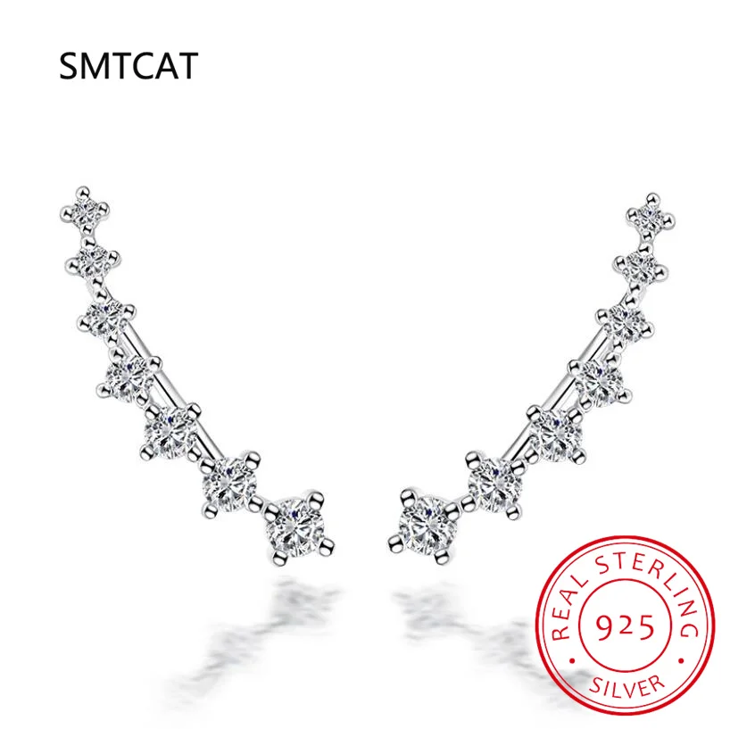 

1.16cttw Gradient Gem Full Moissanite Stud Earrings for Women Sparkling Party Jewelry Earrings 925 Sterling Silver Jewelry