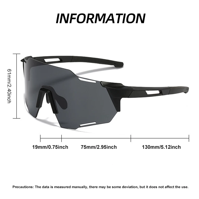 AIELBRO 2023 Cycling Sunglasses Fashion Cycling Eyewear Cycling Glasses UV400 Bicycle Outdoor Sports Sunglasses for Men