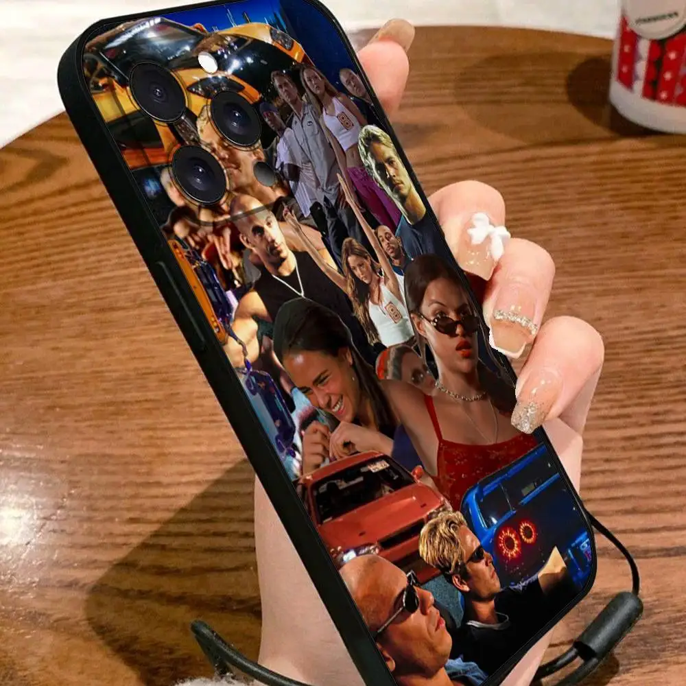 Custodia per telefono Fast Furious per IPhone 17 16 12 Mini 6s XS X 7 8 SE 15 Pro Max 16 Pro 11 Pro Max XR 14 13 Pro Nero