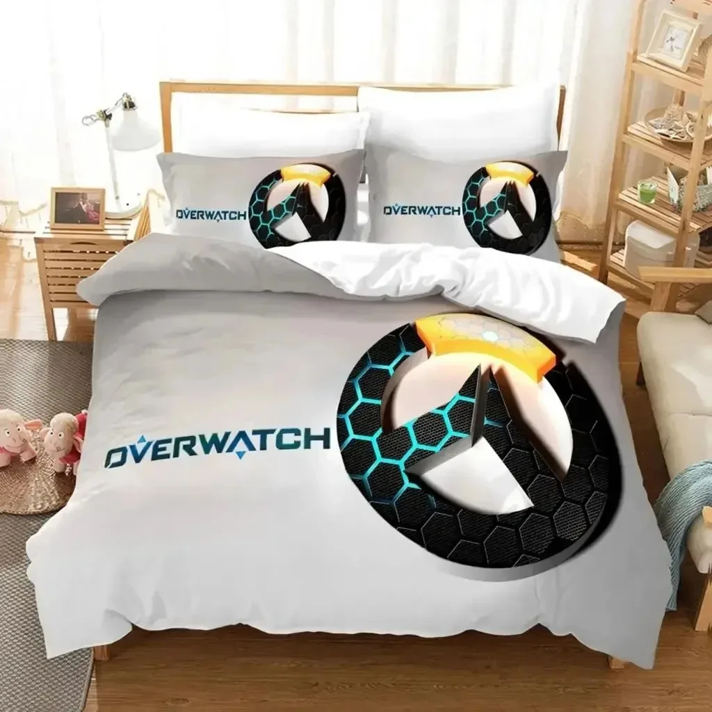 

Anime Overwatch Widowmaker 3D NEW Duvet Cover Pillowcase Bedding Set Adult Boy Girl Bedroom Decoration Single Double Large