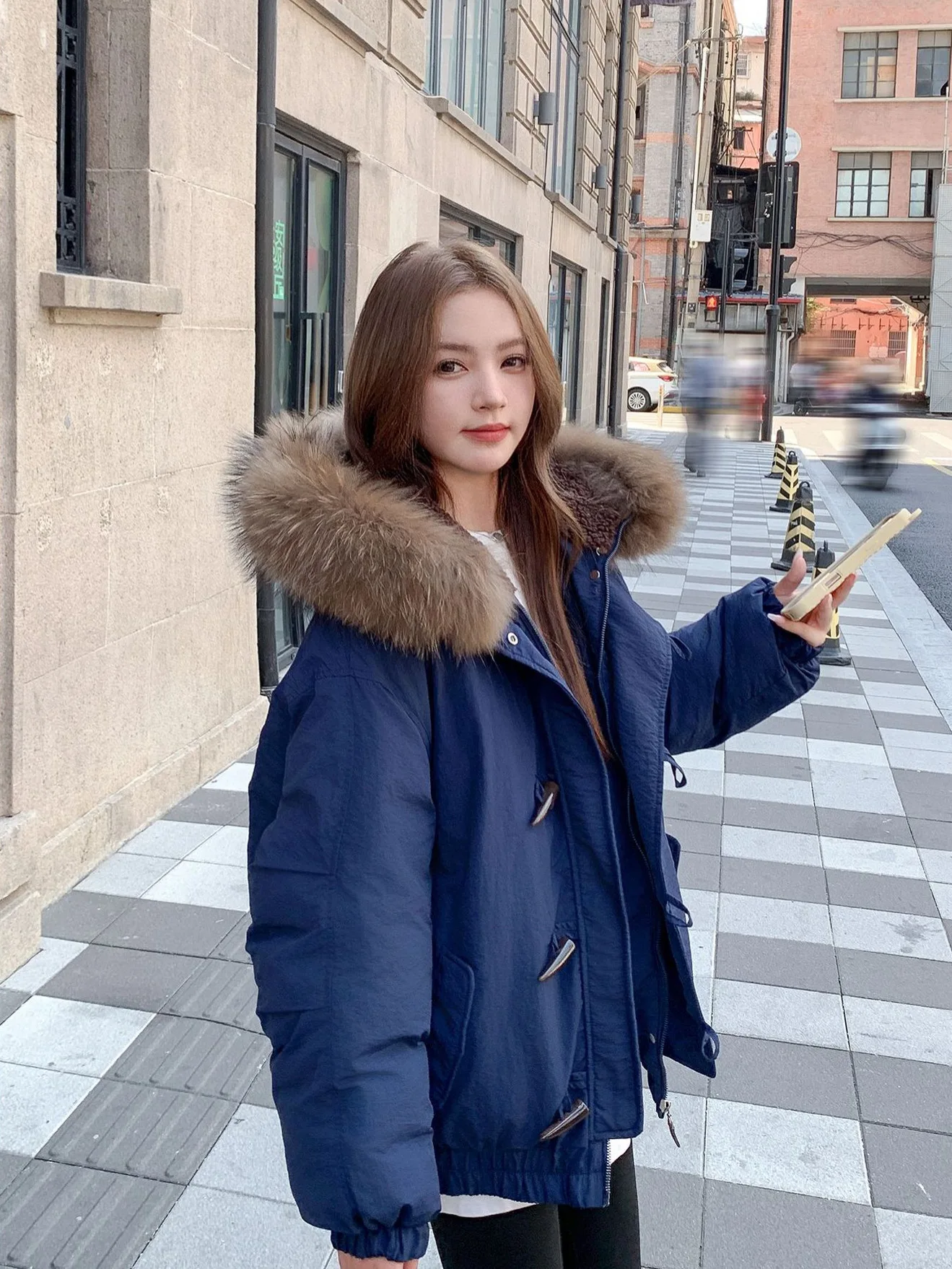 

Parkas Shiny Womens Autumn Waterproof Premium Casual Baffled Camping Baseball Slim-Fitting Unique Coating Lady Diagonal Artistic