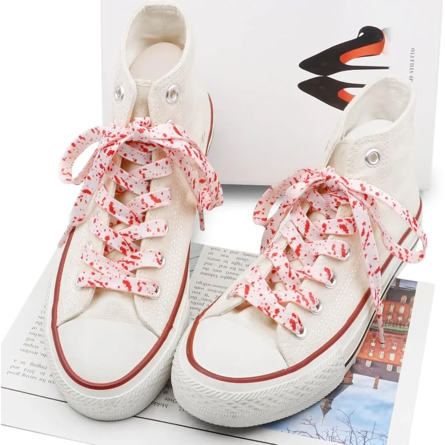 شقة ملونة للأحذية الرياضية الفن المطبوعة نمط سلسلة 2 P