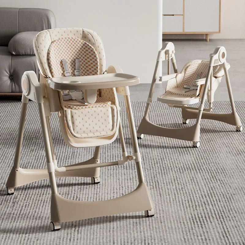 Baby Dining Chair 0-5 Years Old Multifunctional Electric Children's Dining Chair Can Sit Lie Down Fold 2 In 1 Baby Rocking Chair