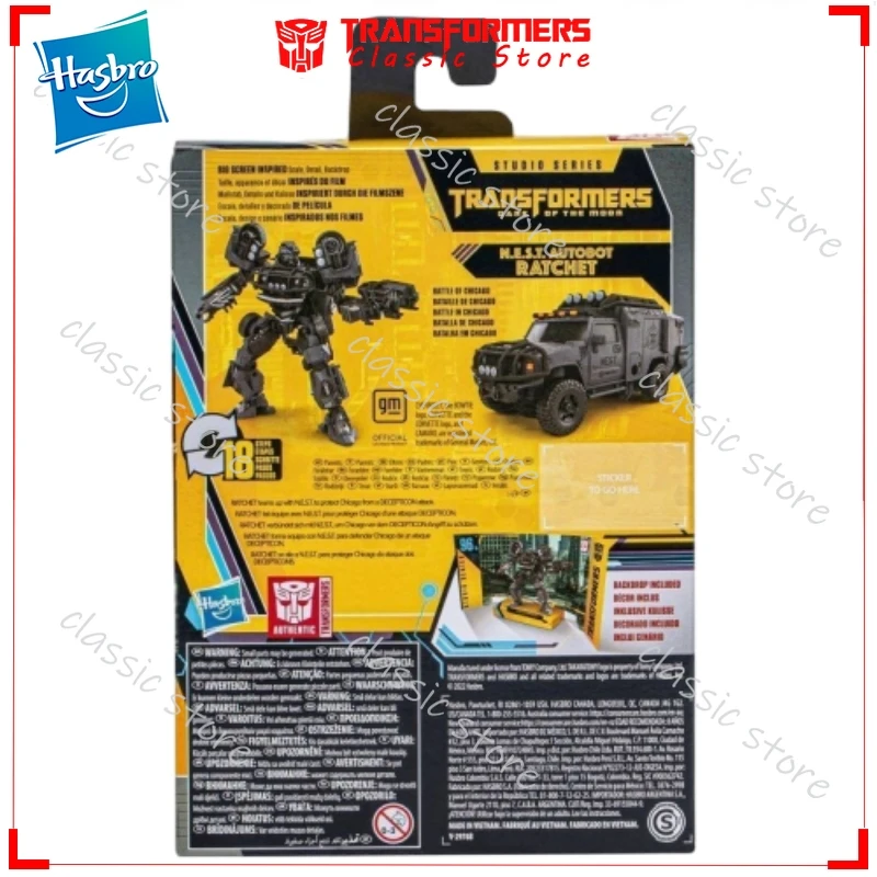 Auf Lager Classic Transformers Toys Studio Series SS-96BB N.E.S.T.Autobots Ratchet Cybertron Actionfiguren Sammlergeschenke