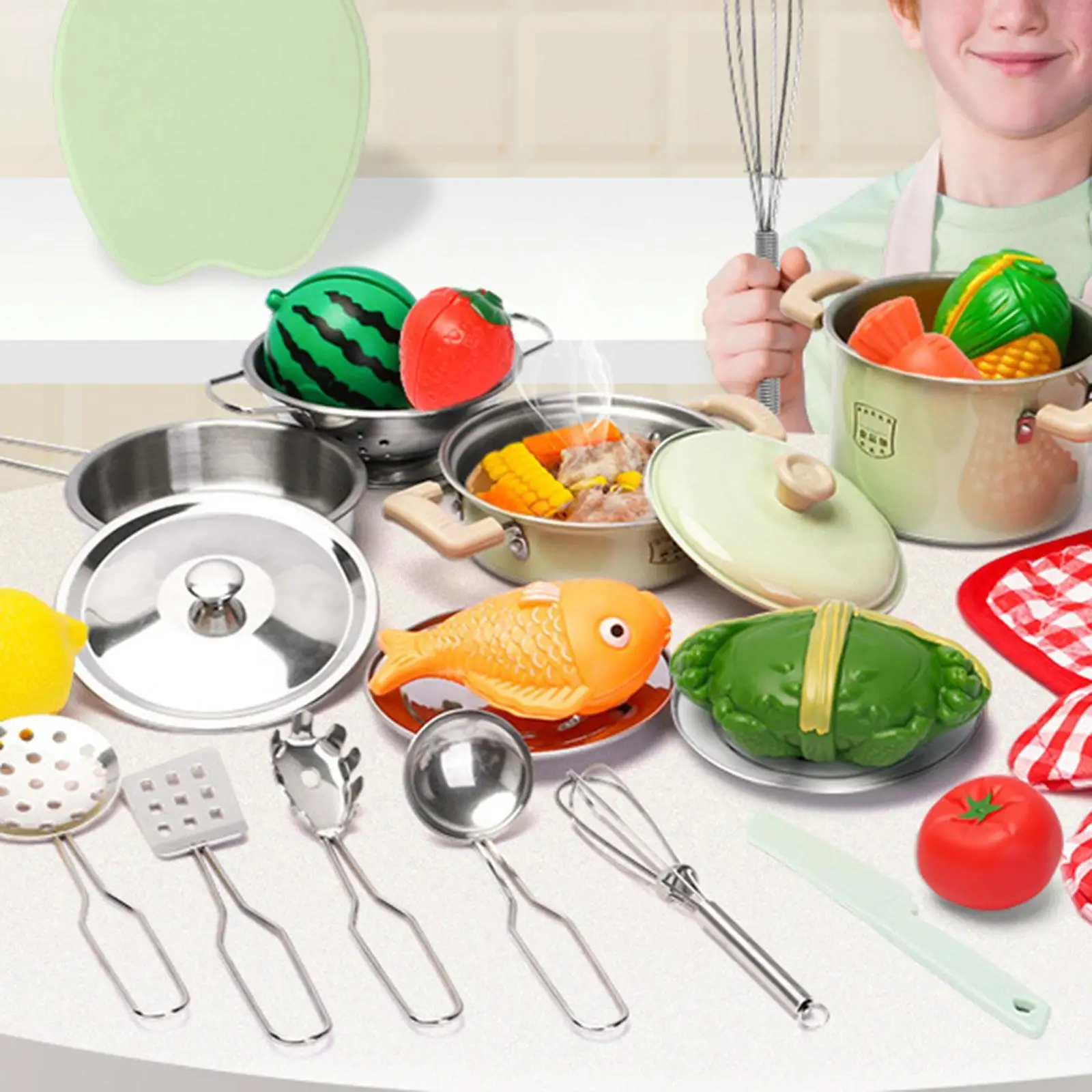 

25 набор мини-кухонных аксессуаров, реалистичный стартовый набор миниатюрных сказочных домиков