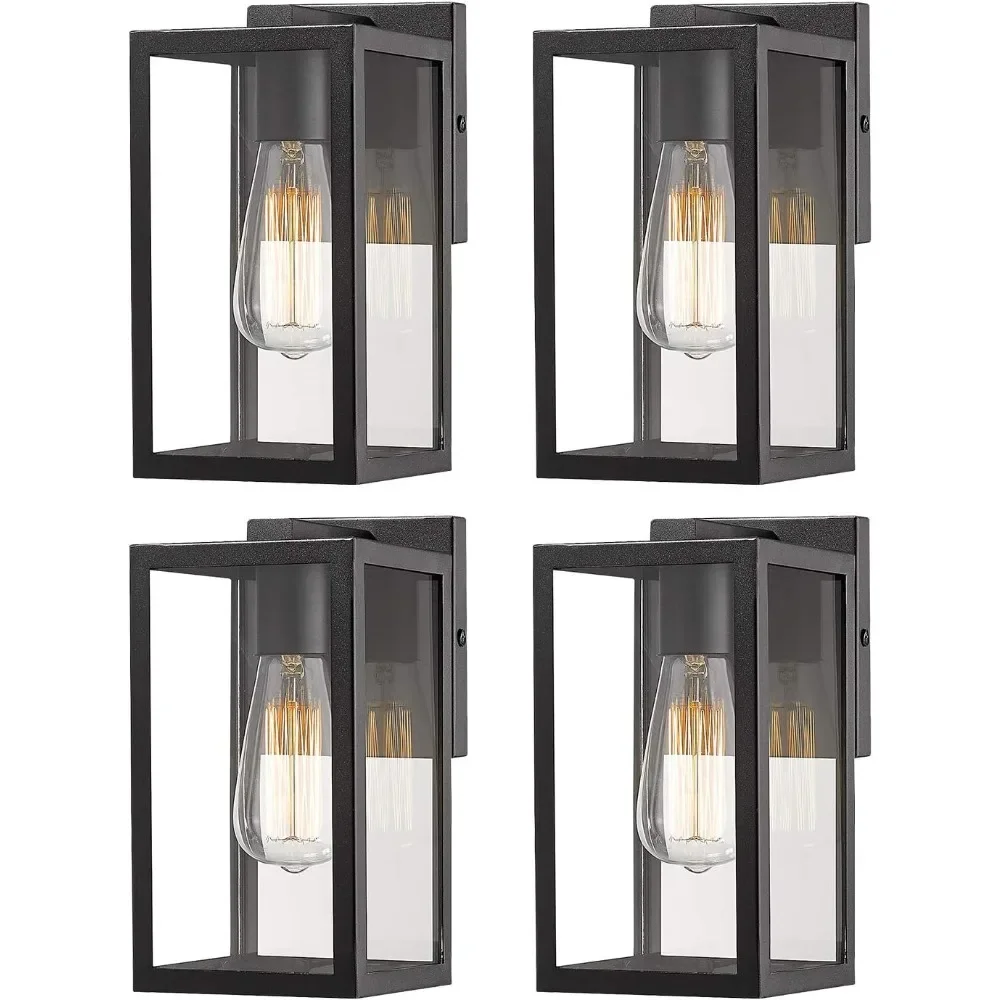 

Outdoor Wall Lamp 4 Pack, Outdoor Wall Mount Lighting, 1-Light Outdoor Wall Sconce