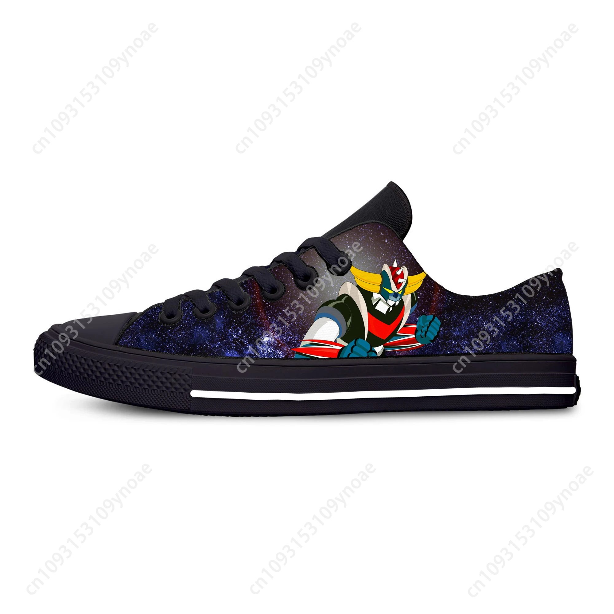 

Hot UFO Robot Goldrake Grendizer Anime Gurendaiza Casual Cloth Shoes Low Top Lightweight Breathable 3D Print Men Women Sneakers