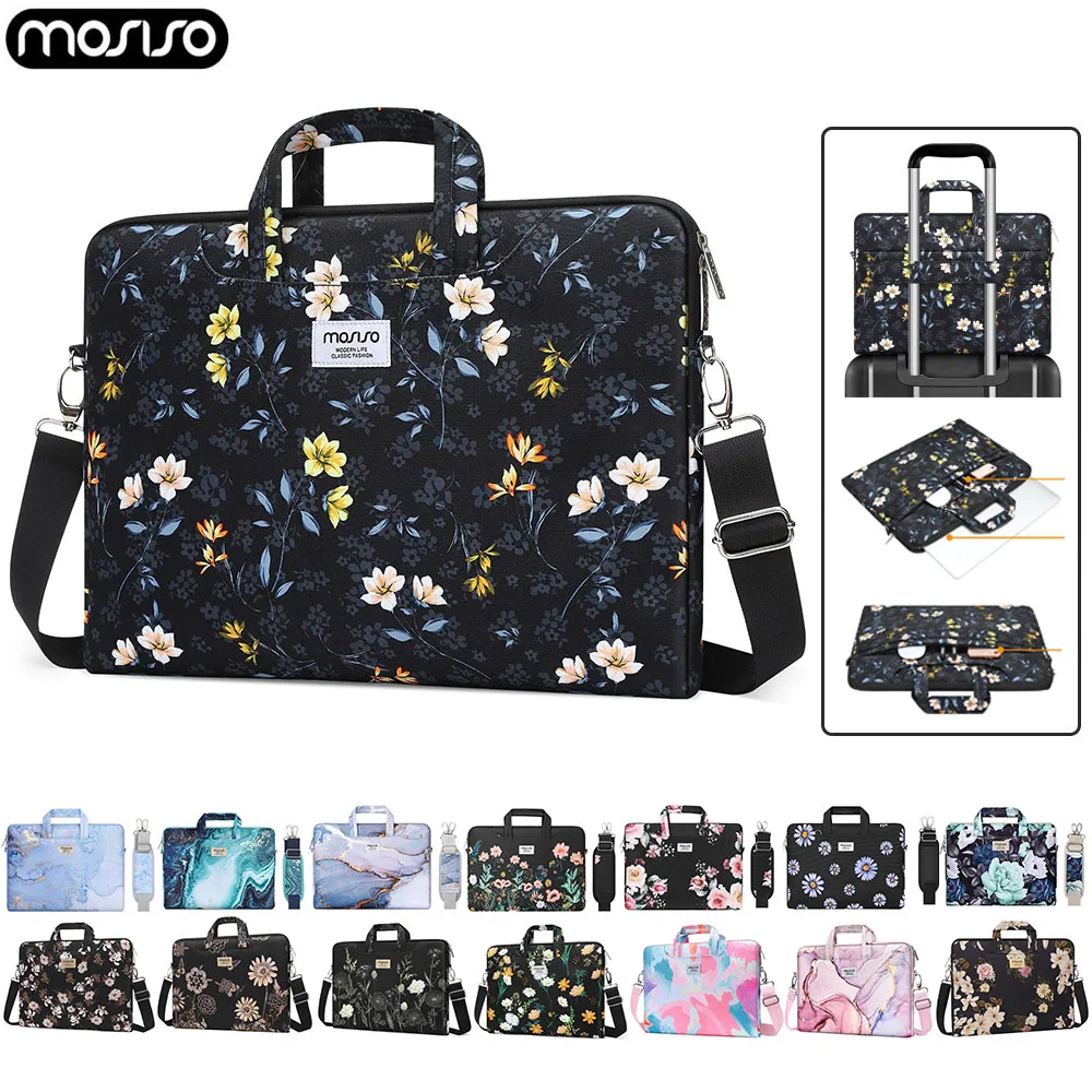 

13.3 14 15 16 17.3 inch Laptop Bag Case for MacBook Pro 16 M3 A2991 Air 15 M2 A2941 HP Dell Acer Notebook Handbag Briefcase