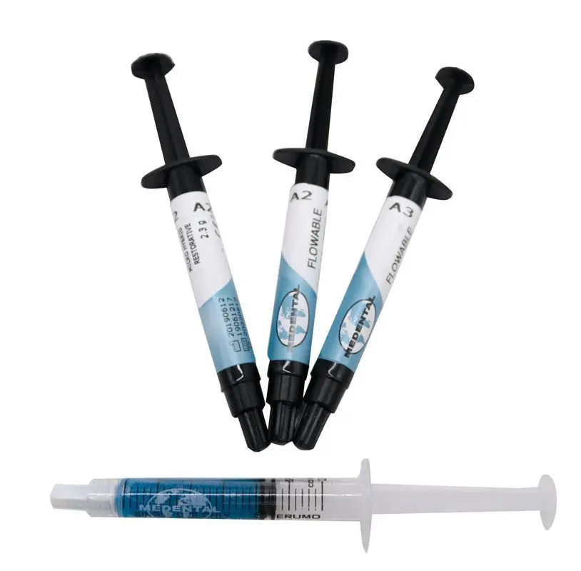 歯科材料流動性レジンセット UV硬化型コンポジットレジン A2/A3 歯科ラボ 歯科修復充填レジン材料