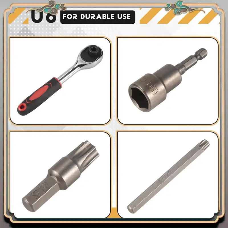 信頼性の高い4ピースハードトップとドア取り外しトルクスセットツールキット交換用68361574AB 82214166AB 2007-2020ジープラングラーJK JLルビコ用