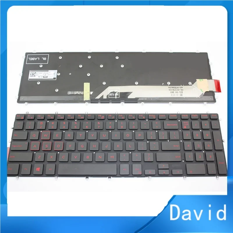 New for Dell P66F001 P72F001 P72F002 P75F002 P75F003 US Backlit Keyboard white blue red