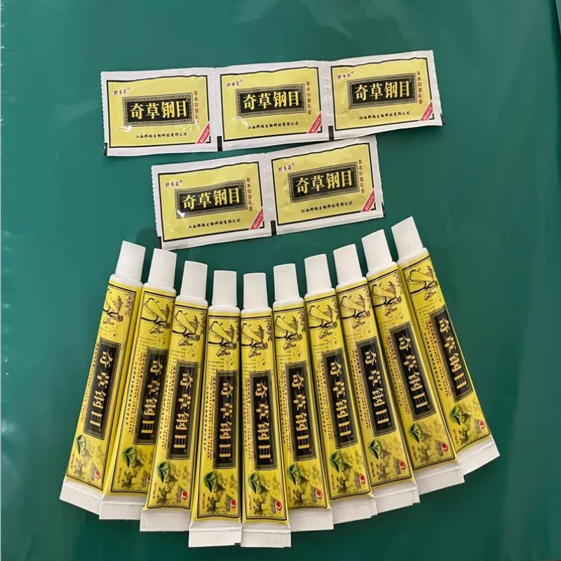 10PCS/YIGANERJING QICAOGANGMU עור PsoriasisDermatitis Eczematoid קרם לתת 5 מתנות