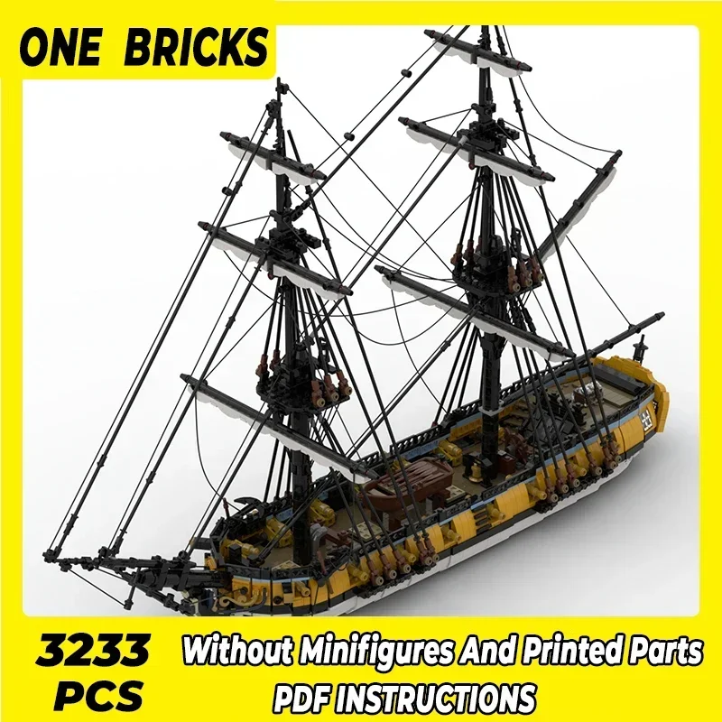 Moc Building Bricks Military Model Sloop Of War HMS Challenger Technology Modular Blocks Gifts Christmas Toys DIY Sets Assembly