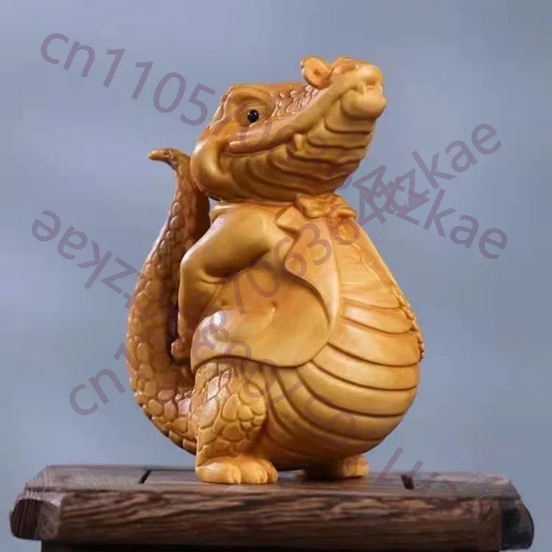 

Натуральная статуэтка из массива дерева «Крокодил» (Мистер Крокодил), резная, милая, для декора дома, комнаты, офиса, маленькие украшения