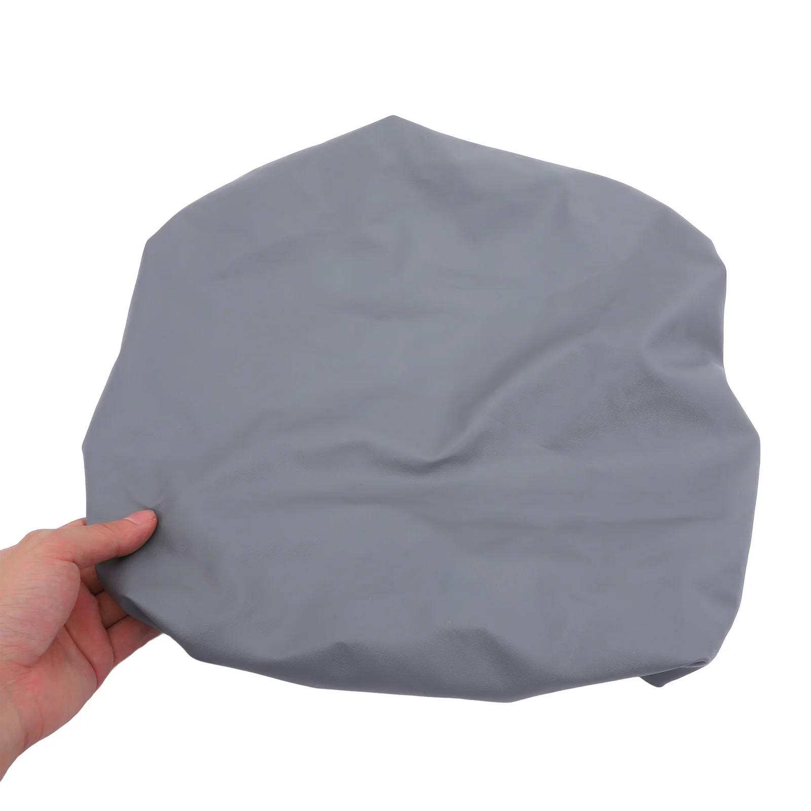 

2 Pcs Chair Cover Elastic Waterproof Protector Case for Hotel Grey Dining Office PU Material Modern Practical Versatile
