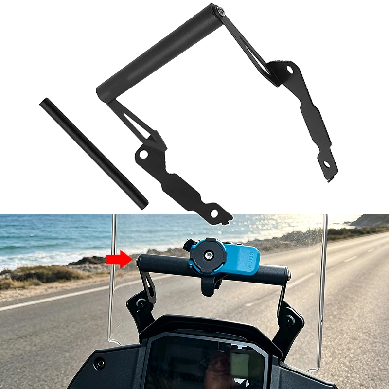 XL750 GPS Navigation Bracket Phone Holder Stand For Honda XL 750 Transalp 750 2023-2025 Motorcycle Extension Bar Accessories