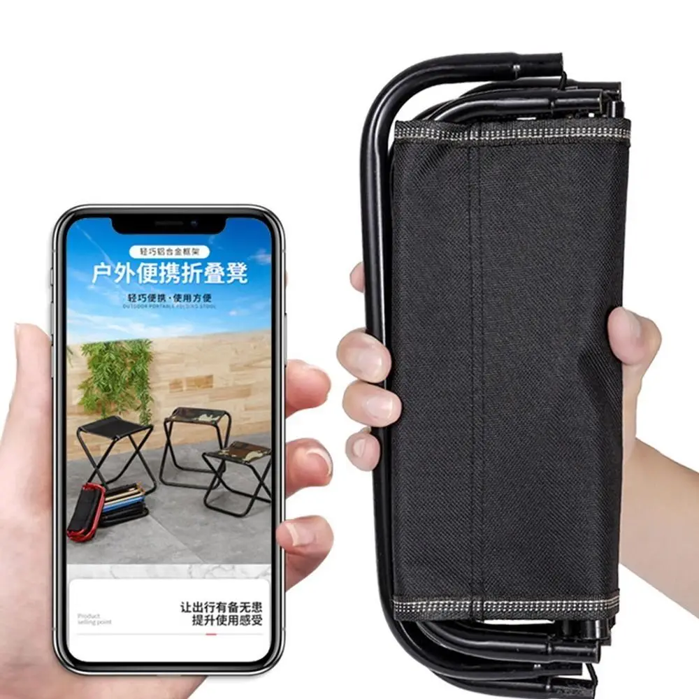 

Ultralight MIni Storage Pony Stool Foot Stool Hiking Tool Seat Fishing Chair Foldable Stool Picnic Camping Stool Folding Chair