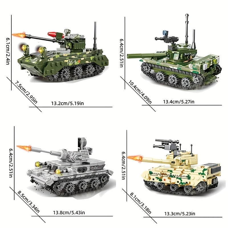 

Building blocks, main battle tank toys, armored vehicle models, modern military series, soldier and army boy toys