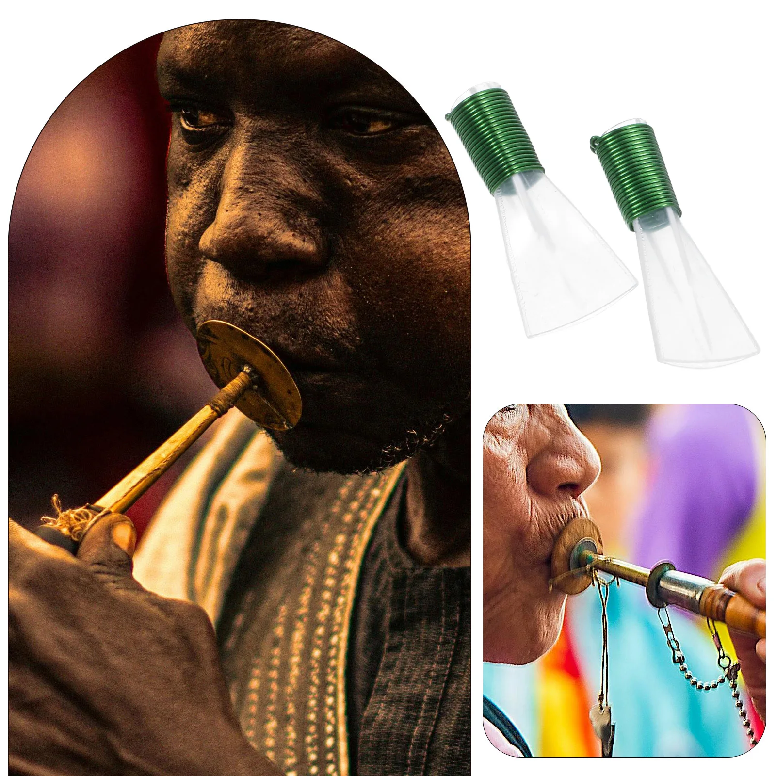 2 قطعة المهنية Suona ريد صافرة استبدال البلاستيك المعبرة ل أداة الصينية مكبر صوت ممارسة الأداء