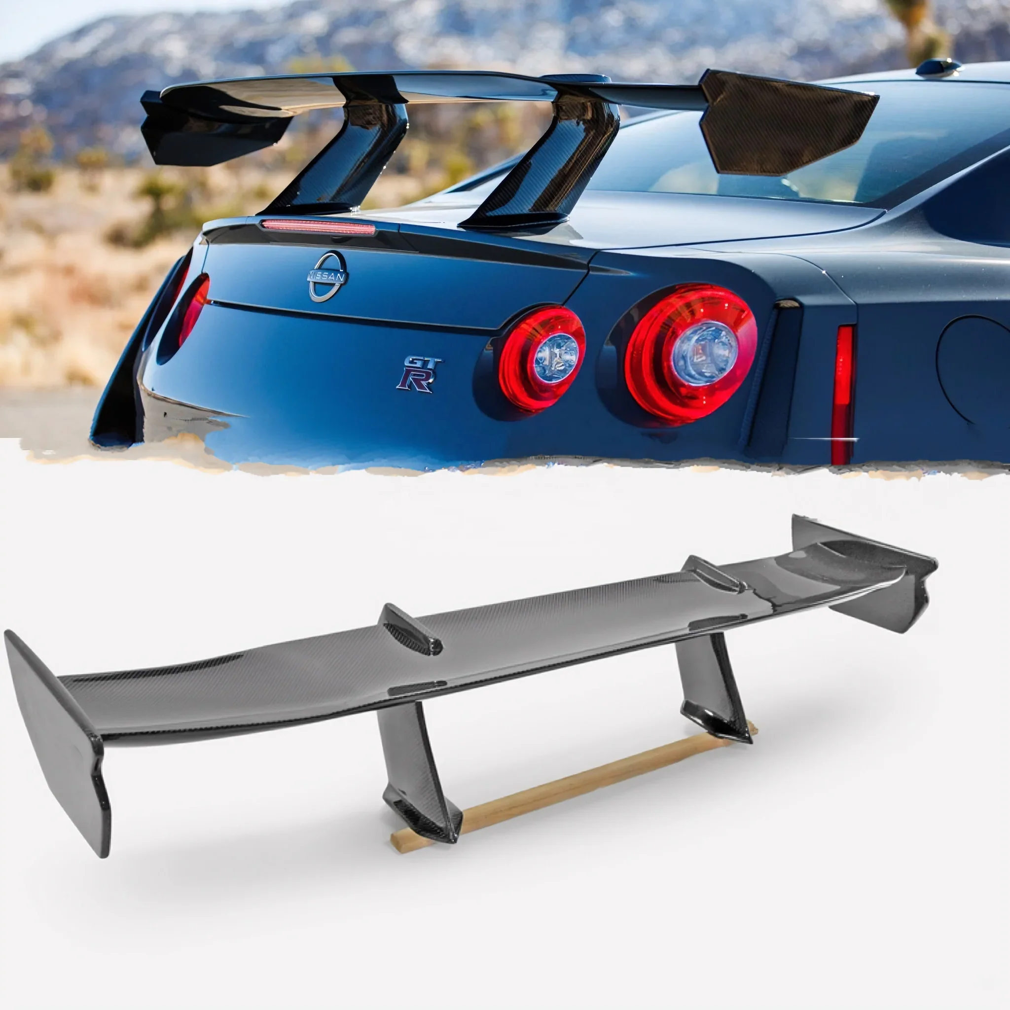 For Nissan GTR35 2024+ NSM Type Rear Spoile New R35 GTR Nismo Rear Spoiler Wing