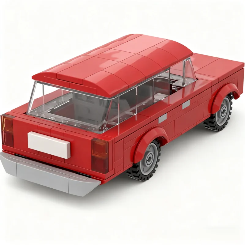 206 قطعة MOC فيات محطة عربة مدينة أبطال نموذج اللبنات العمارة تجميع هدية الكريسماس لتقوم بها بنفسك اللعب فكرة عيد ميلاد #2