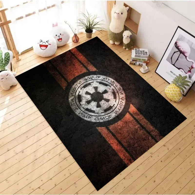 Galactic Empire Rebel Alliance Rug Lightsaber Rug Kids Room Carpet Living Room Movie Area Rug Washable Carpet Anti Slip Door Mat