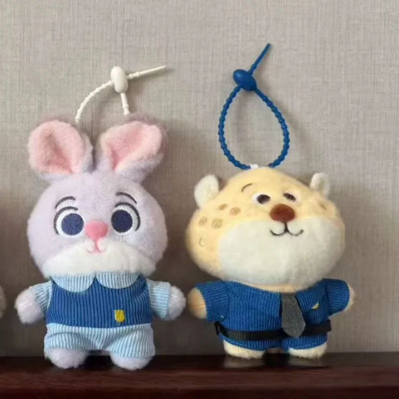 

Disney Judy Officer Bunny Nick Fox Leopard Officer Periphery Zootopia Cute Student Couple Fun Gift Cartoon Keychain Plush Toy