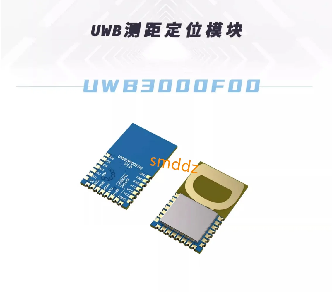 

1 piece, new generation DW3000 solution UWB indoor and outdoor ranging and positioning module, UWB3000F00