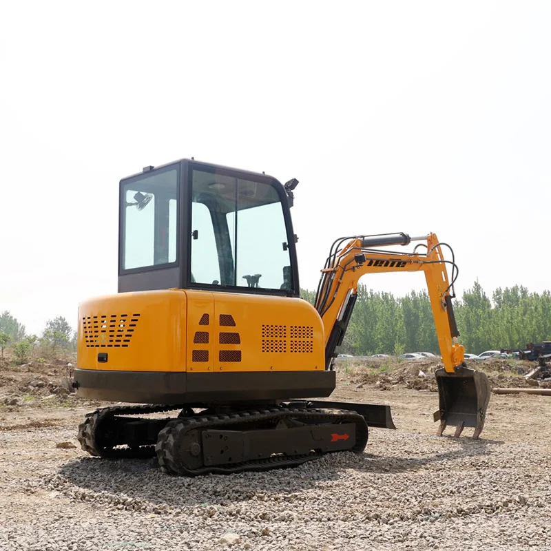 Mini excavadora de orugas de 3,5 toneladas, excavadora de motor Epa, suministro directo de fábrica, hecha en China