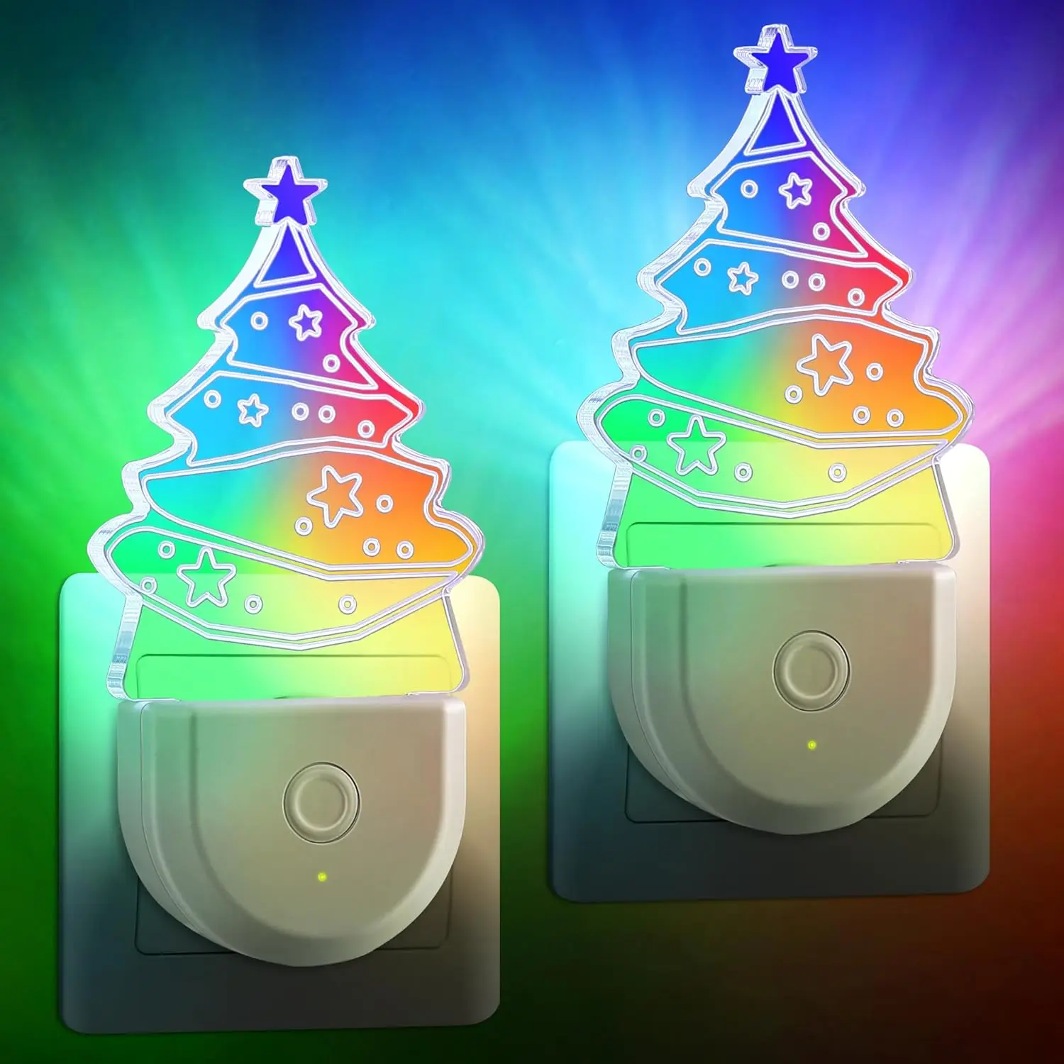 

Светодиодный ночник с подключением к стене, ночники от сумерения до рассвета, квадратные ночники в ЕС/США для спальни, прикроватная лампа, атмосферный свет