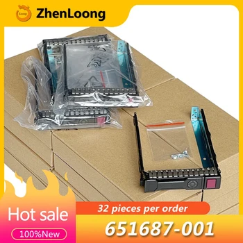 32 Stuks Nieuwe 651687-001 Voor Hp Server Dl388 Dl380 G10 G9 G8 Gen10 Gen9 Gen8 2.5 ''Caddy Lade 651699-001 Beugel