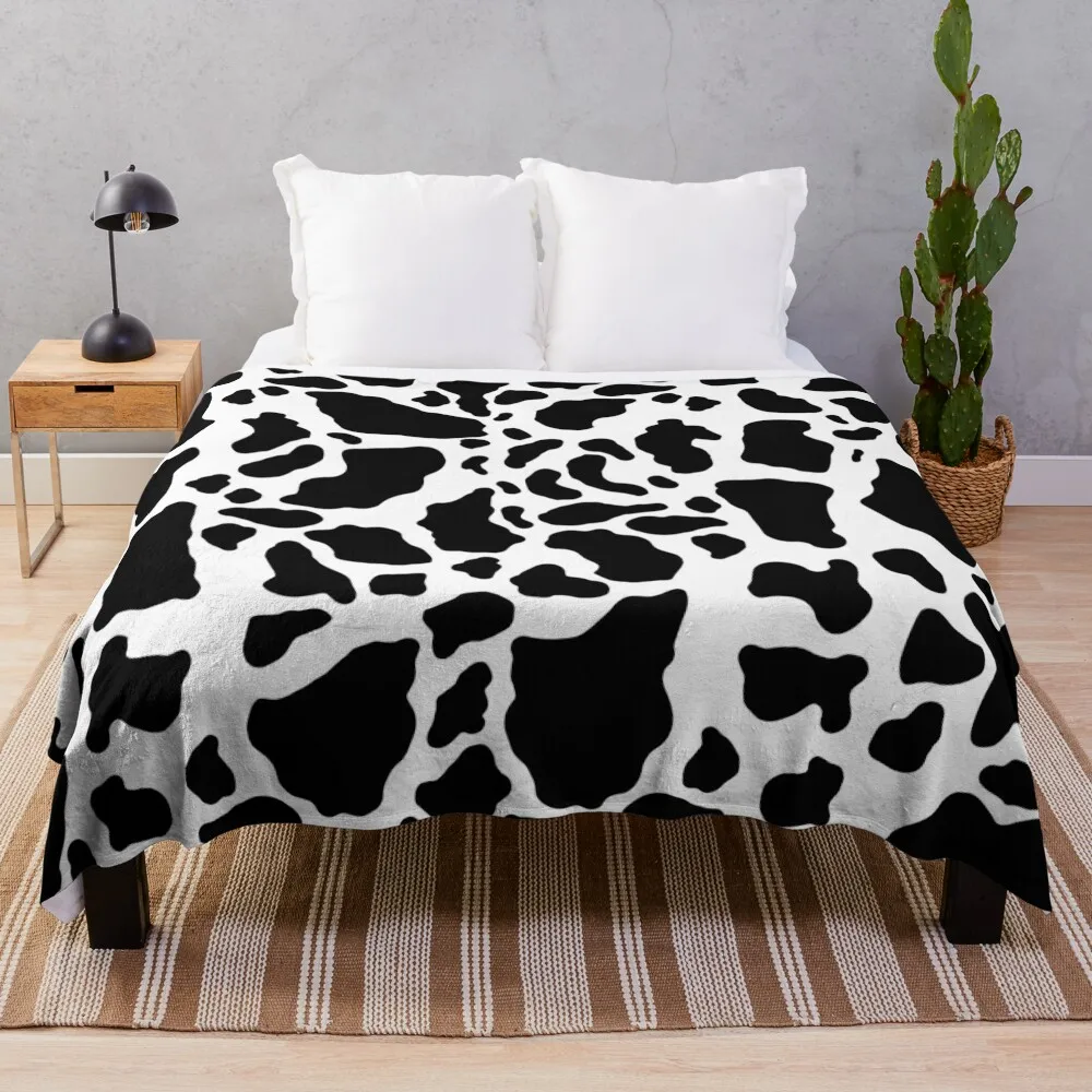 

CowPrint Pattern Throw Blanket Large Blanket Blanket Fluffy