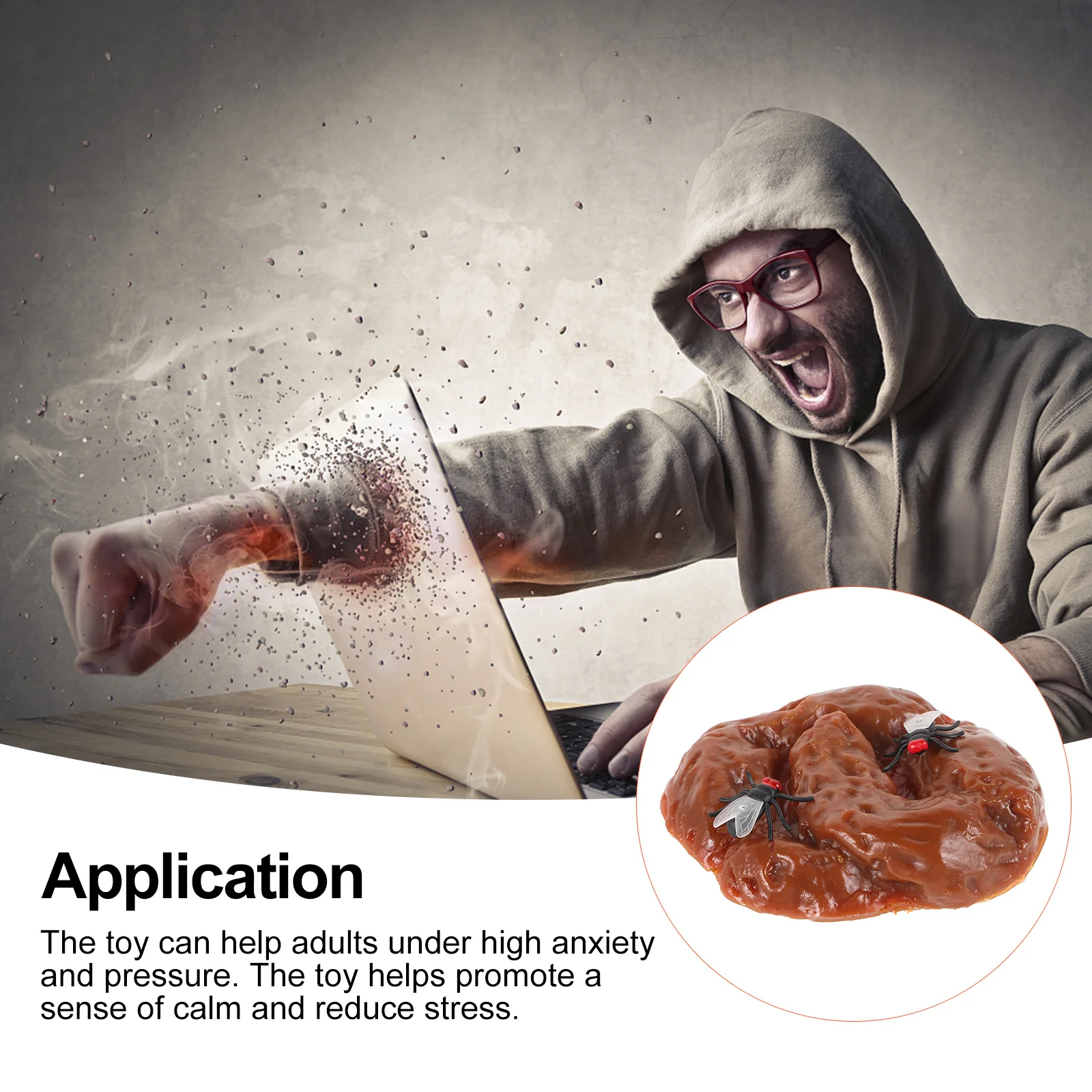 

1 set Realistic Poop Fake Prank Party Scary Decorations Lifelike Tpr Pvc Disgusting Simulation For Halloween April Fools Pranks