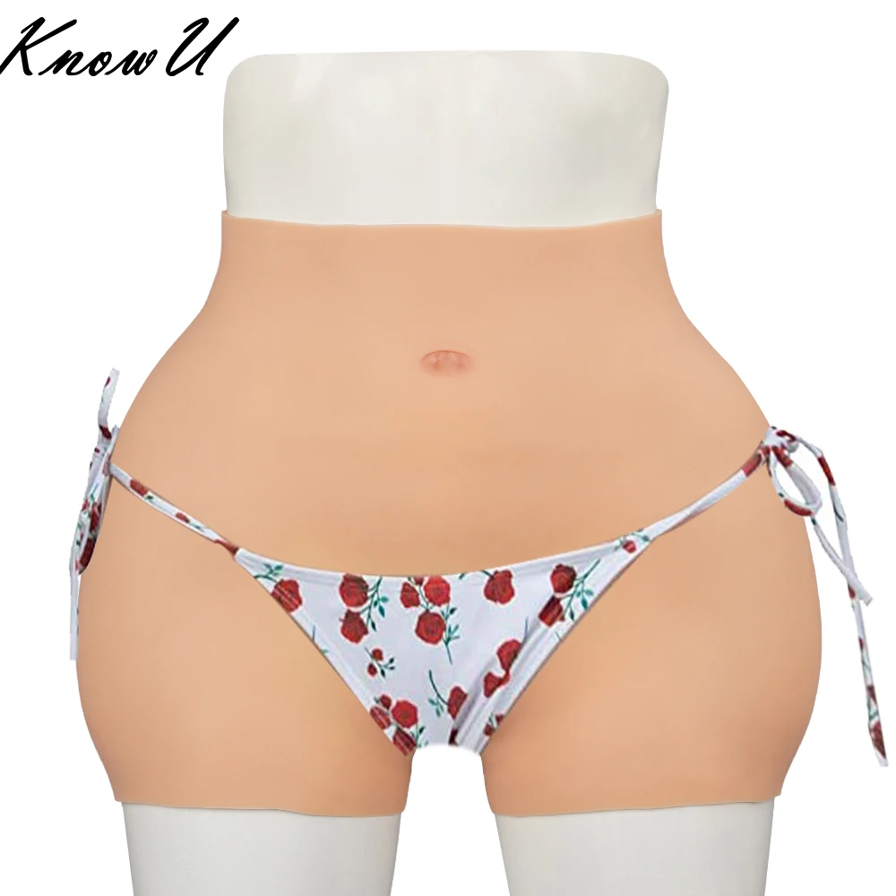 KnowU - Silicone Panties, Realistic Hip Boosting Silicone Shorts, Butt Lifting Pants, Butt Lifting, Crotchless Pants for Cosplay