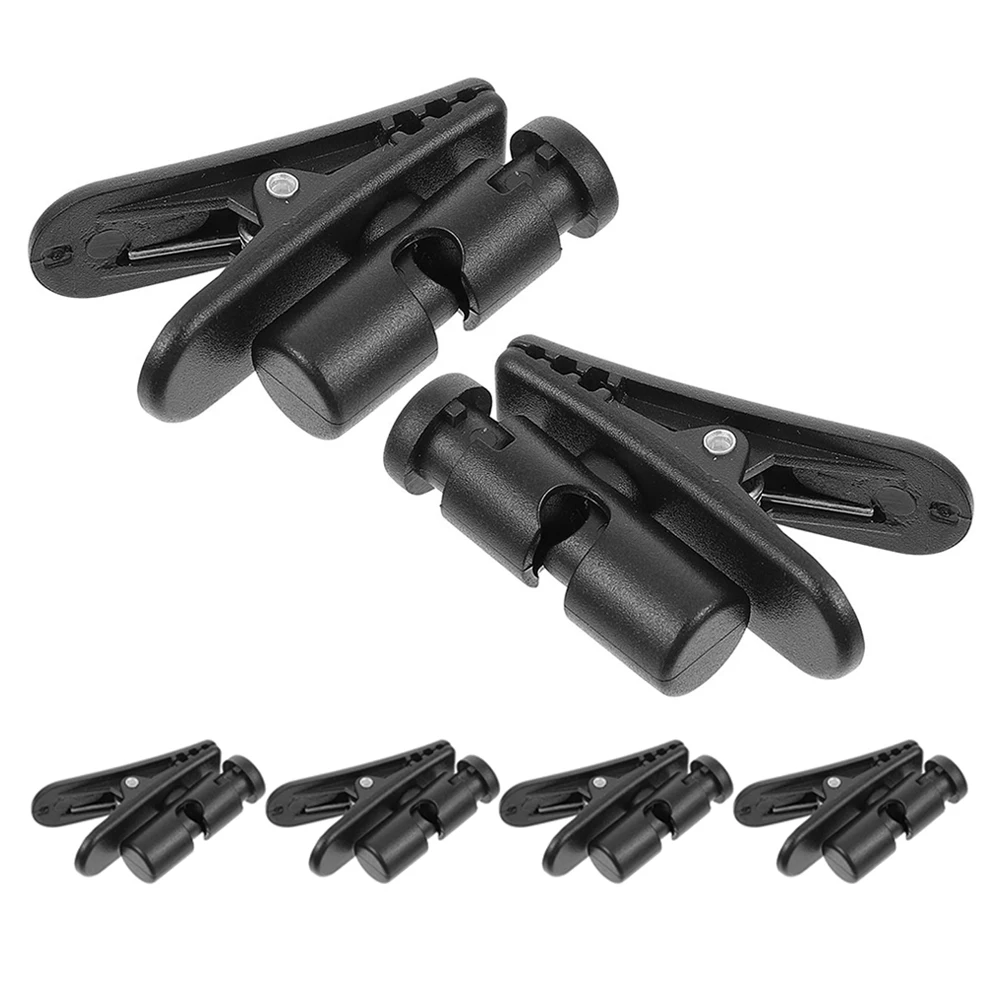 

6pcs Earphone Wire Clips Headphone Cable Fixed Clamps Microphone Holder Clip Tangle-Free Cord Management Durable Pc Abs Material