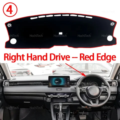 Для Honda HR-V HRV Vezel RV 2023 2024, чехол для приборной панели, коврик для приборной панели, коврик для приборной панели, коврик для приборной панели, анти-УФ-коврики
