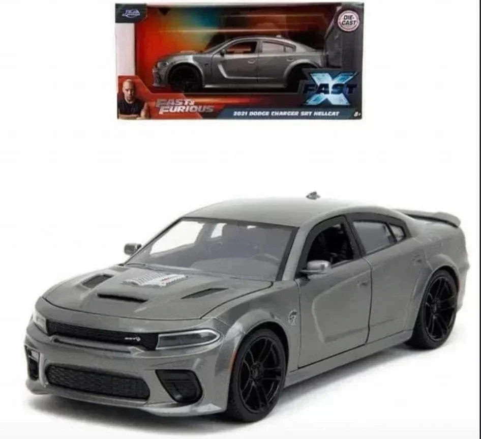 

Jada 1:24 2021 Dodge Charger SRT Hellcat Simulation Diecast Car Metal Alloy Model Car decoration display collection gifts