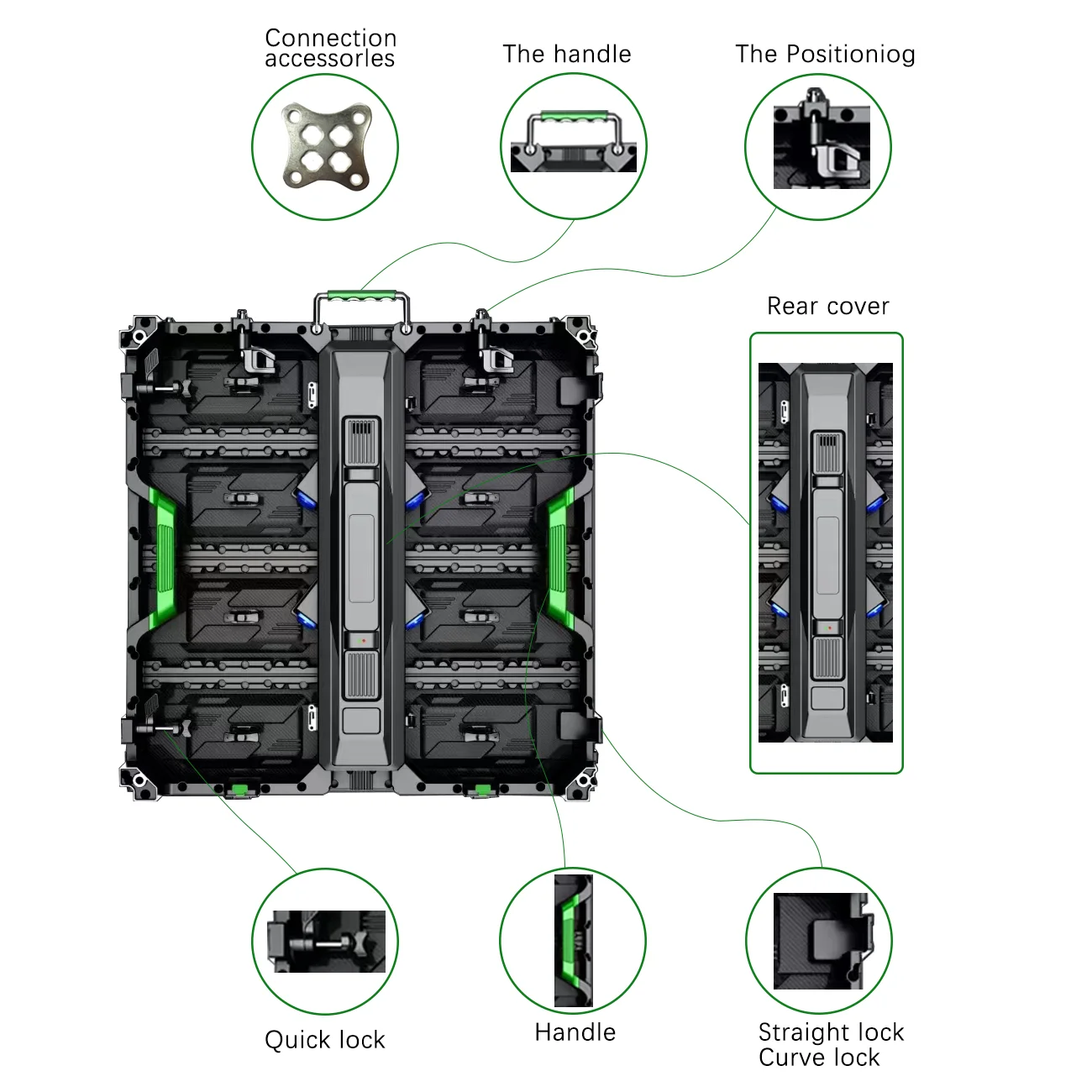 Custom Outdoor Rental LED Display HD 4K Full Color Screen for Advertising Fast Delivery