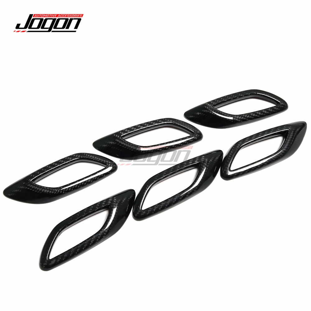 6Pcs Carbon Fiber For Maserati Levante Sport S 2016-2023 Exterior Car Side Fender Air Vent Intake Cover Sticker Trim Accessories - Image 3