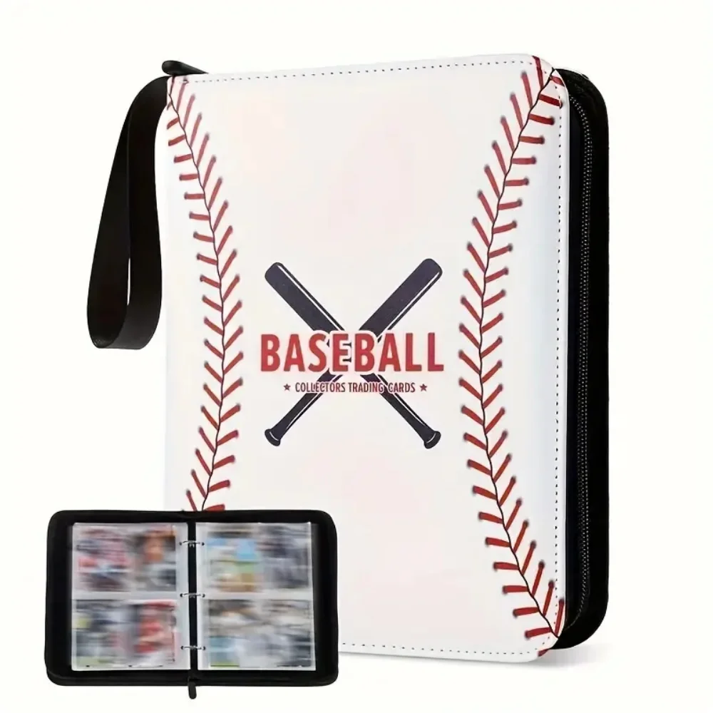 Baseball Card Binder with Sleeves 400 Pockets, Gifts for Baseball Card Collector, Trading Card Holder Compatible with Topps Card